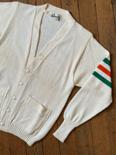 Load image into Gallery viewer, DEADSTOCK vintage 1950s cream letterman sweater