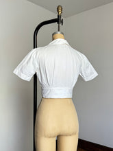 Load image into Gallery viewer, vintage 1930s cropped blouse {s/m}