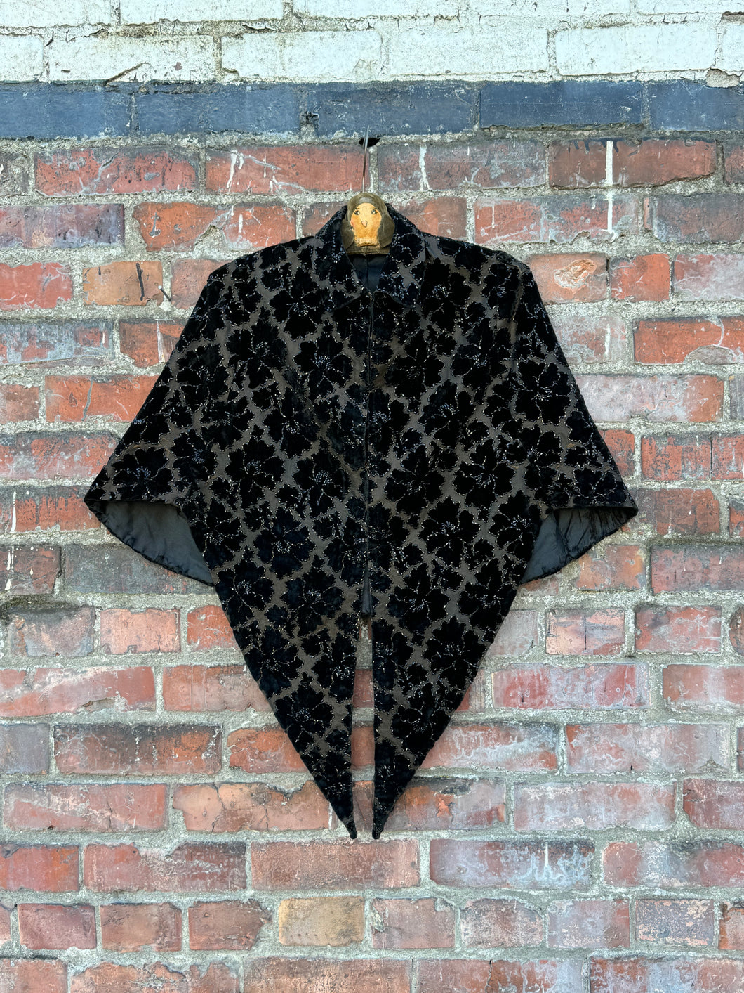 antique Victorian mantle cape