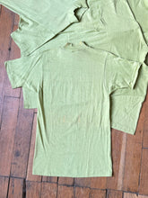 Load image into Gallery viewer, NOS vintage 1960s green mock neck t-shirt