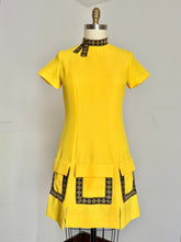 Load image into Gallery viewer, vintage 1960s Bruce Papas designed dress {m}