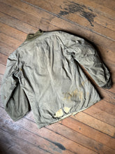 Load image into Gallery viewer, THRASHED vintage 1940s M-43 field jacket set (2pc) jacket and liner