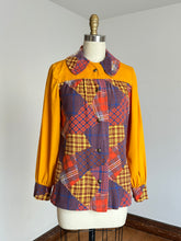 Load image into Gallery viewer, vintage 1960s smock blouse {s/m}