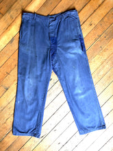 Load image into Gallery viewer, vintage 1960s 70s French moleskin work pants