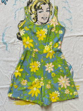 Load image into Gallery viewer, vintage 1960s LANZ floral terrycloth romper {xs}