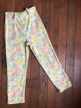 Load image into Gallery viewer, vintage 1960s floral pants {xxs}