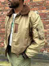 Load image into Gallery viewer, vintage 1950s nylon B-15 flight jacket bomber