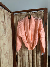 Load image into Gallery viewer, vintage 1950s pink cardigan sweater {xs-m}