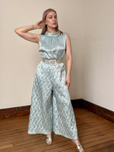 Load image into Gallery viewer, vintage 1960s quilted jumpsuit {xs-s}