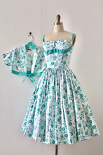 Load image into Gallery viewer, vintage 1950s Horrockses sun dress set
