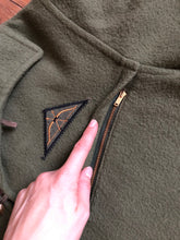 Load image into Gallery viewer, vintage 1940s Woolrich ARCHERY pullover wool shirt