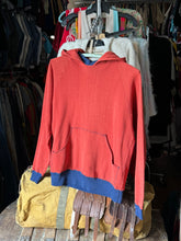 Load image into Gallery viewer, vintage 1970s color block sweatshirt hoodie