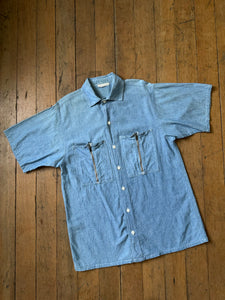 vintage 1970s chambray shirt