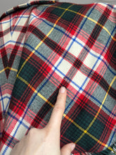 Load image into Gallery viewer, vintage 1940s 50s plaid cape {m}