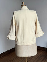 Load image into Gallery viewer, vintage 1950s cream cropped swing coat {up to XL}