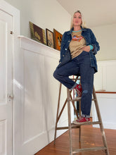 Load image into Gallery viewer, vintage 1950s King of the Road denim chore coat