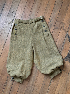 vintage 1920s knickerbockers trousers plus four breeches 30" waist