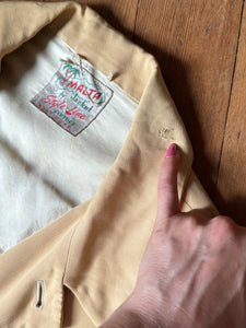 vintage 1951 Malta rayon leisure jacket