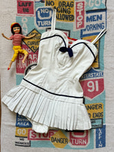 Load image into Gallery viewer, vintage 1950s nautical swimsuit by Petti {xs}
