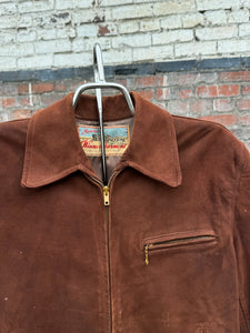 vintage 1940s suede jacket