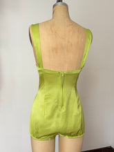 Load image into Gallery viewer, vintage 1950s Rose Marie Reid green swimsuit {s-m}