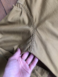 vintage 1950s ochre blouse {L}