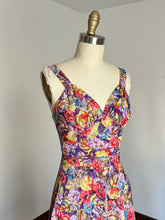 Load image into Gallery viewer, vintage 1930s floral maxi dress {xs}