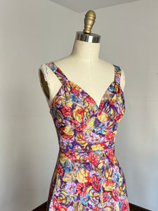 vintage 1930s floral maxi dress {xs}