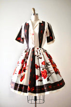 Load image into Gallery viewer, vintage 1960s Julie Miller rose print dress