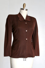 Load image into Gallery viewer, vintage 1940s brown jacket {m}
