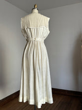 Load image into Gallery viewer, antique Edwardian silk white gown {xs}