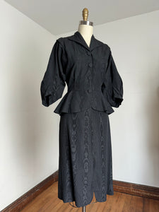 vintage 1940s black suit {s}