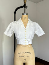 Load image into Gallery viewer, vintage 1930s cropped blouse {s/m}