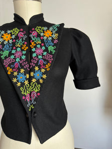 vintage 1930s embroidered jacket {s}