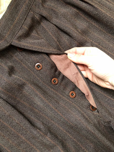 vintage 1930s brown slacks pants 34"W