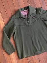 Load image into Gallery viewer, vintage 1940s Woolrich ARCHERY pullover wool shirt