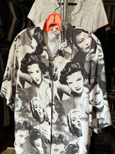 Load image into Gallery viewer, vintage 1990s old Hollywood starlet rayon shirt