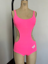 Load image into Gallery viewer, vintage 1960s pink swimsuit {xs}