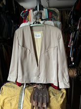 Load image into Gallery viewer, vintage 1950s Masculini cropped wool rockabilly jacket