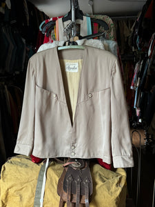 vintage 1950s Masculini cropped wool rockabilly jacket