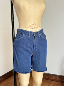 vintage 1960s big E LEVIS for gals cut off denim shorts