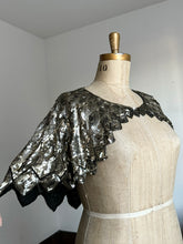 Load image into Gallery viewer, vintage 1930s French sequin cape