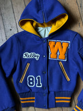 Load image into Gallery viewer, vintage 1960s hooded varsity jacket