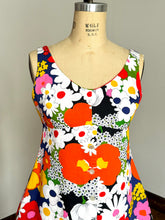 Load image into Gallery viewer, vintage 1960s floral short &amp; tunic set {m}