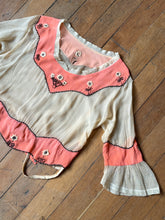 Load image into Gallery viewer, AS-IS vintage 1910s 20s silk sheer blouse {s/m}