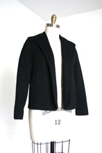 Load image into Gallery viewer, vintage 1950s black jacket {m}