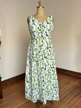 Load image into Gallery viewer, vintage 1970s Astrological Zodiac novelty maxi dress {XL}