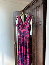 Load image into Gallery viewer, vintage 1930s 40s rayon jersey gown {xs}