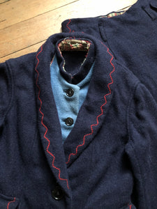 vintage 1930s wool ski suit set {s}