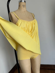 1960s yellow swimsuit {xs-s}